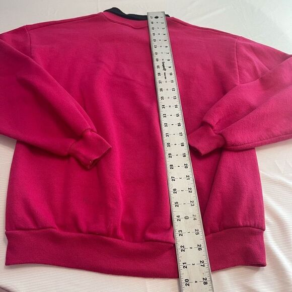 Jerzees Vintage 90s Granny Core Cottage Core Quilt Sweatshirt Size Large - Picture 9 of 9